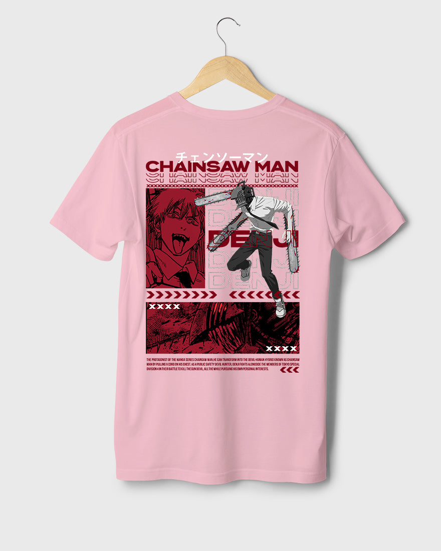 Mens Regular Tshirt Anime Chainsaw Man Denji 4