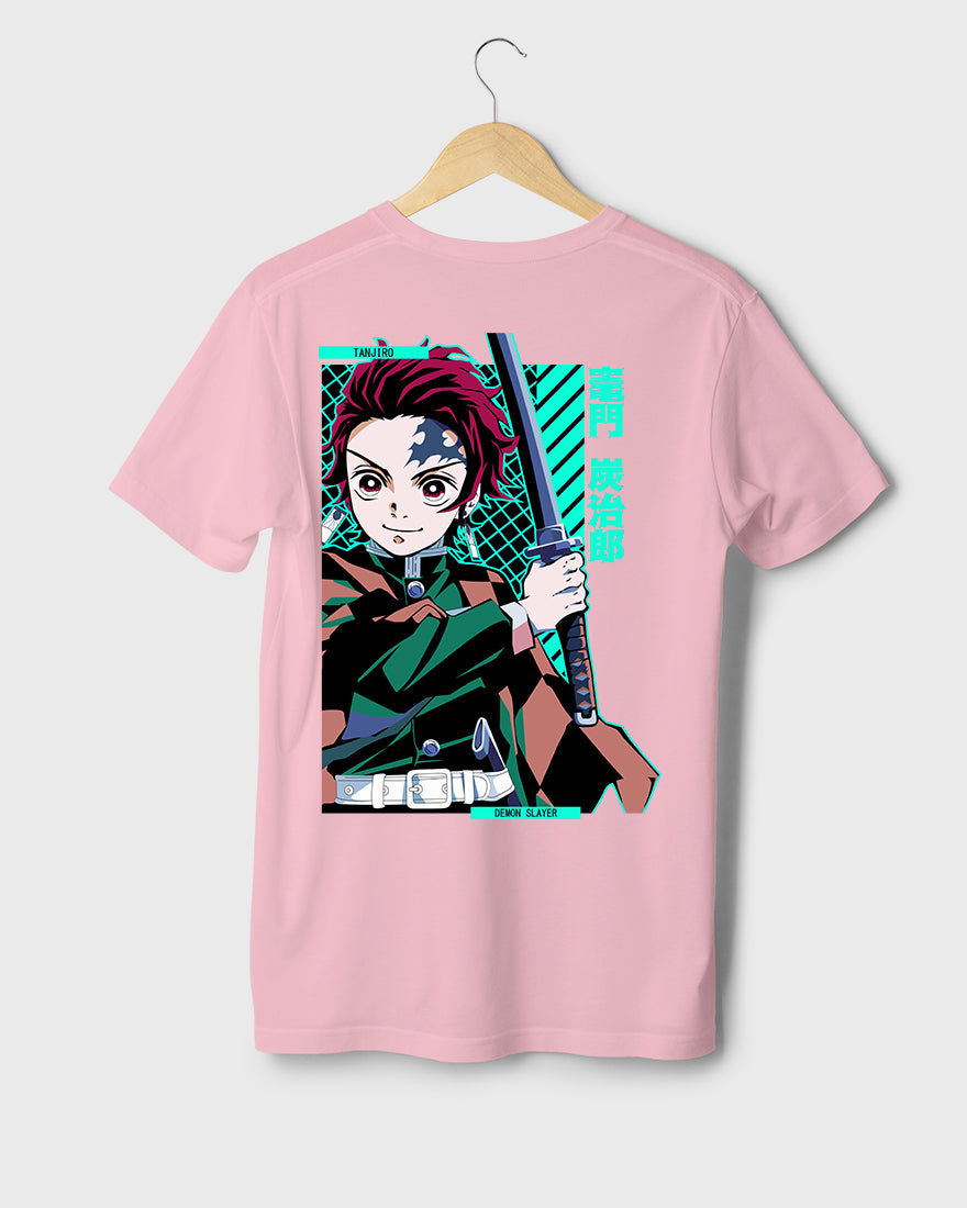 Mens Regular Tshirt Anime Demon Slayer Tanjiro