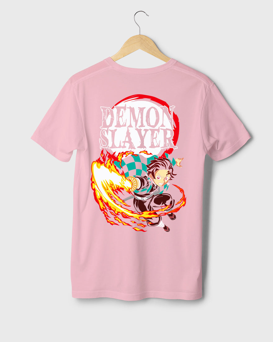 Mens Regular Tshirt Anime Demon Slayer Tanjiro 2