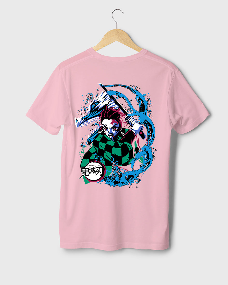 Mens Regular Tshirt Anime Demon Slayer Tanjiro 6