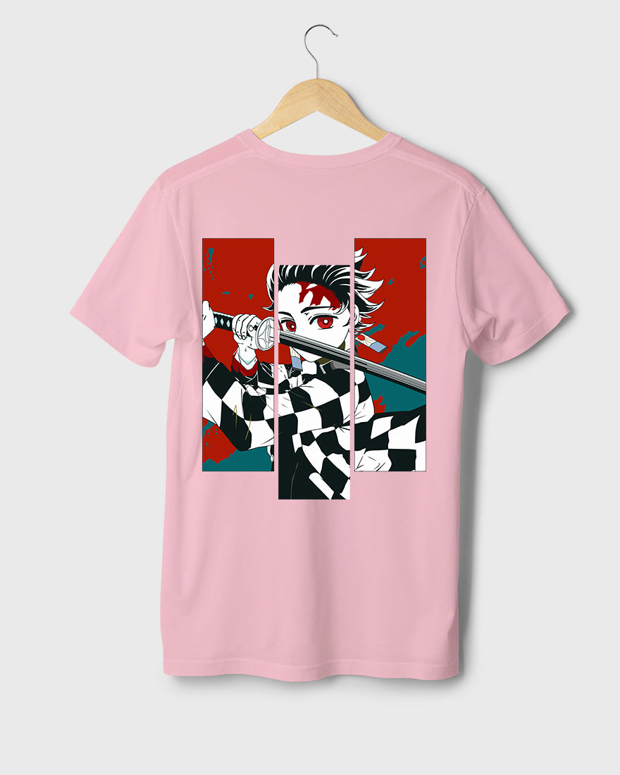 Mens Regular Tshirt Anime Demon Slayer Tanjiro 8