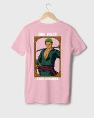 Mens Regular Tshirt Anime One Piece Zoro Color 1