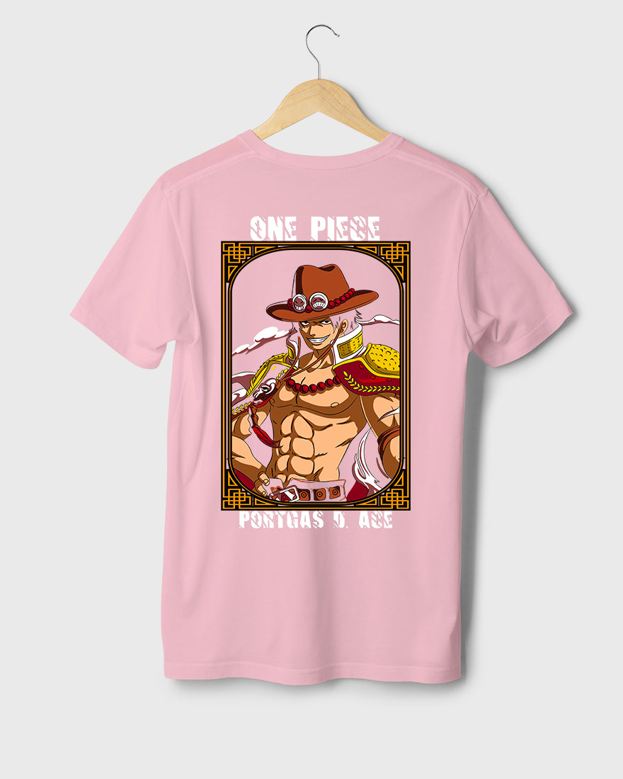 Mens Regular Tshirt Anime One Piece Portgas 1