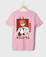 Mens Regular Tshirt Anime Chainsaw Man Makima Power2