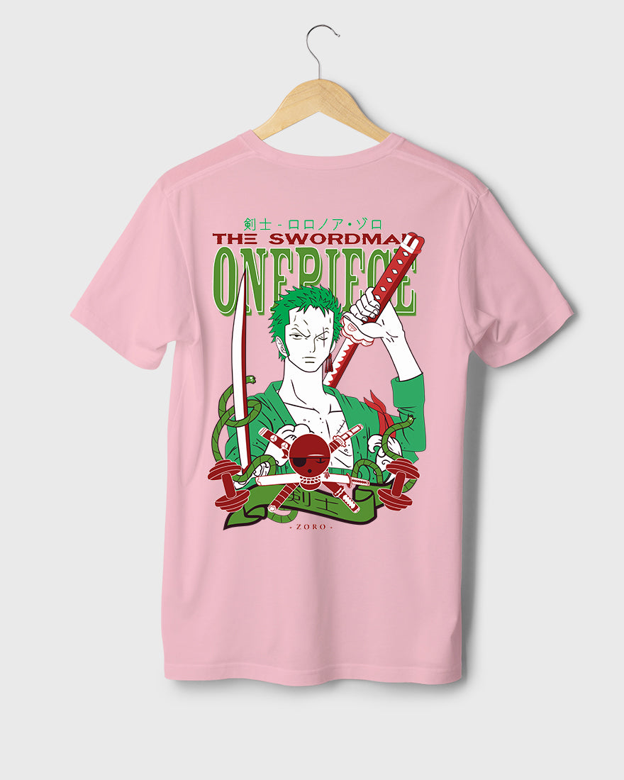 Mens Regular Tshirt Anime One Piece Zoro Color 2