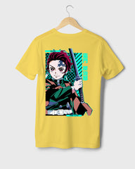 Mens Regular Tshirt Anime Demon Slayer Tanjiro