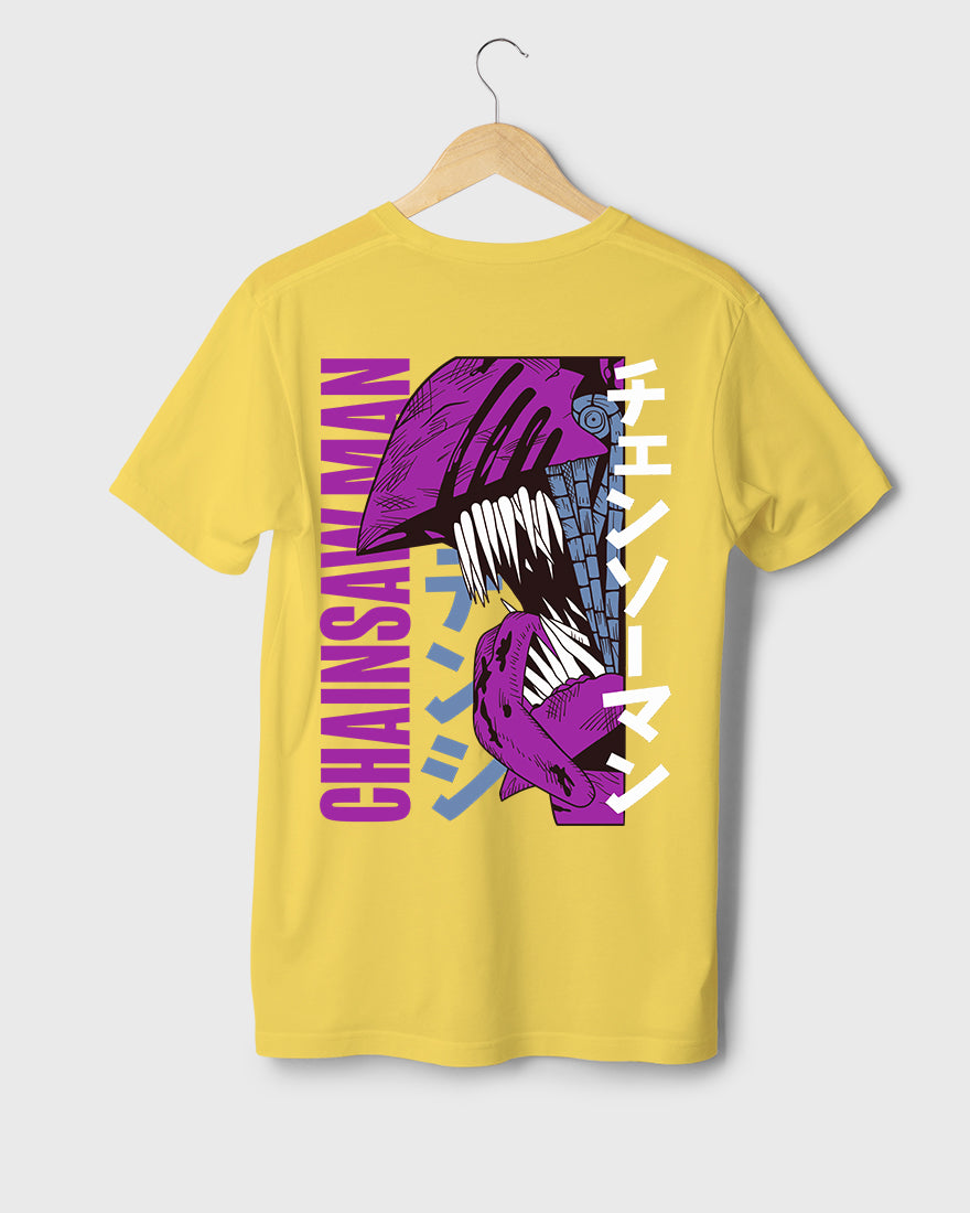 Mens Regular Tshirt Anime Chainsaw Man Denji 1