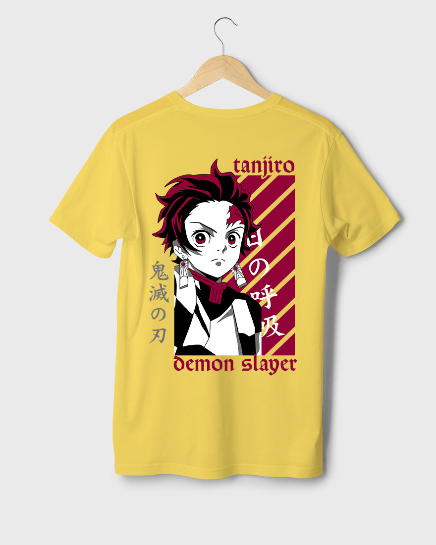 Mens Regular Tshirt Anime Demon Slayer Tanjiro 3