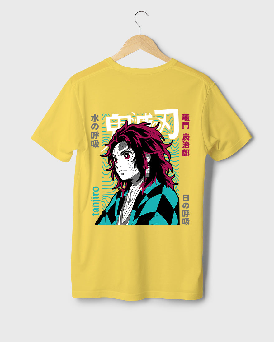 Mens Regular Tshirt Anime Demon Slayer Tanjiro 4