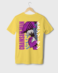 Mens Regular Tshirt Anime Chainsaw Man Denji 1