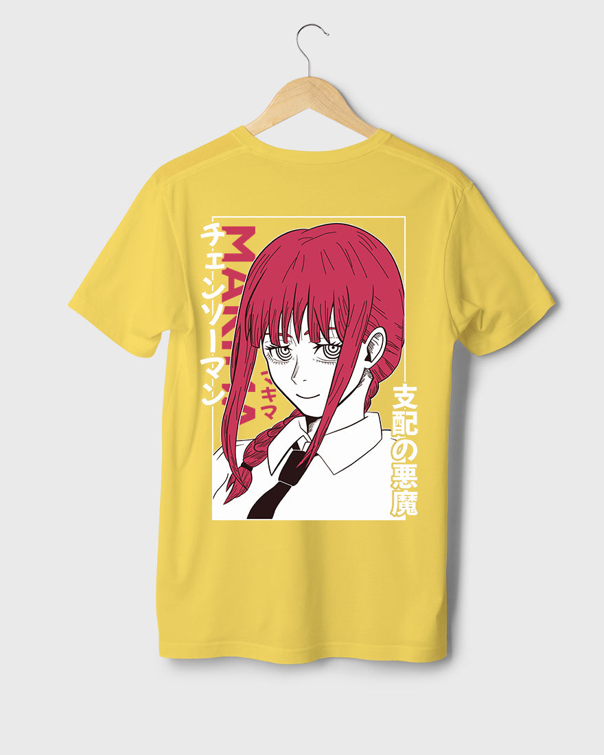 Mens Regular Tshirt Anime Chainsaw Man Makima 1