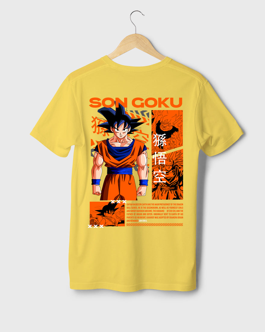 Mens Regular Tshirt Anime Dragon Balls Son Goku