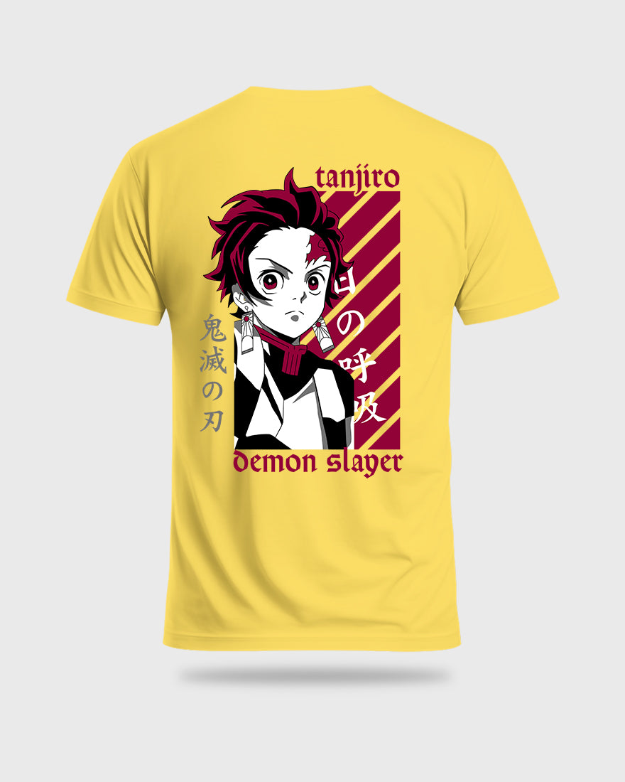 Mens Regular Tshirt Anime Demon Slayer Tanjiro 3