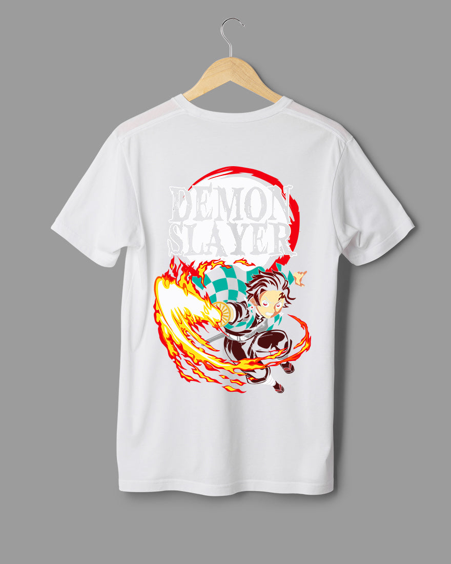 Mens Regular Tshirt Anime Demon Slayer Tanjiro 2