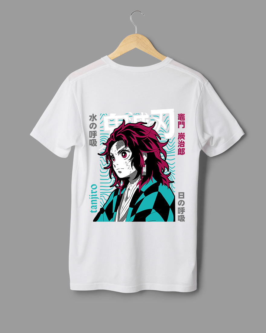 Mens Regular Tshirt Anime Demon Slayer Tanjiro 4