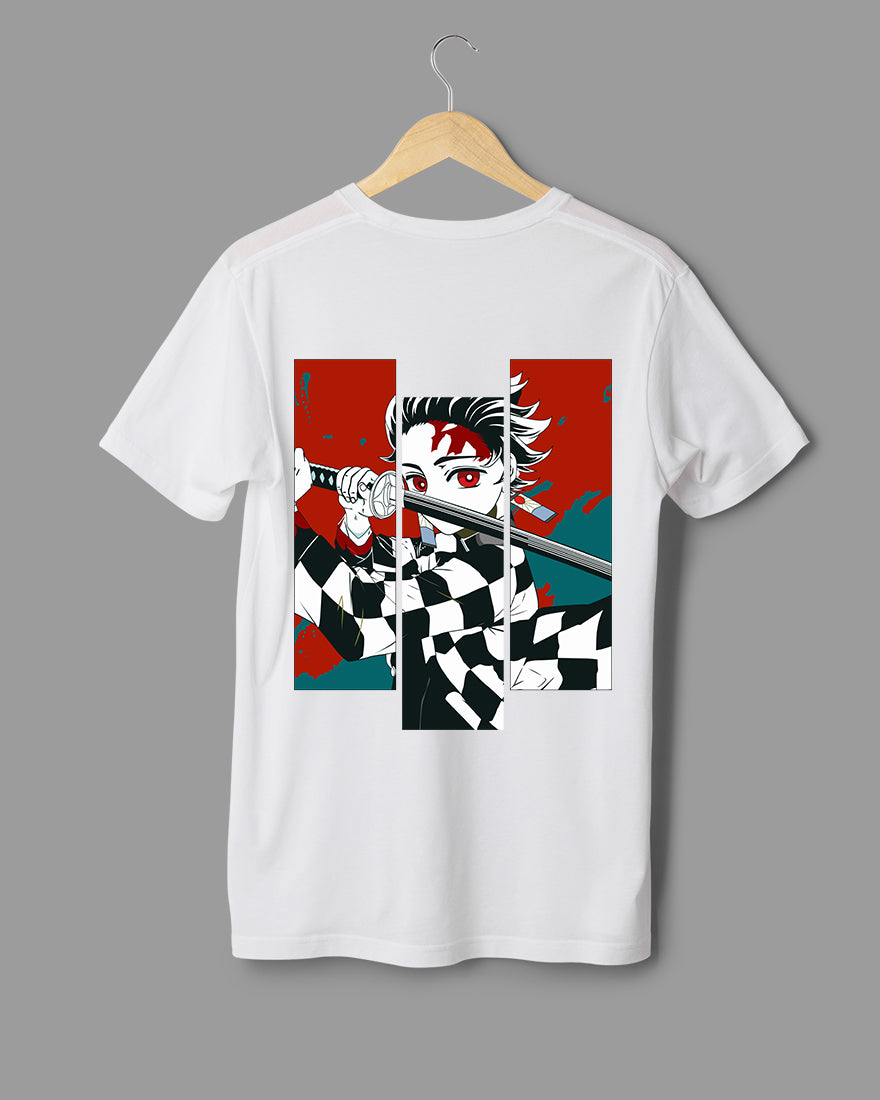 Mens Regular Tshirt Anime Demon Slayer Tanjiro 8