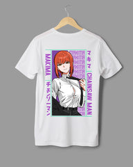 Mens Regular Tshirt Anime Chainsaw Man Makima 2