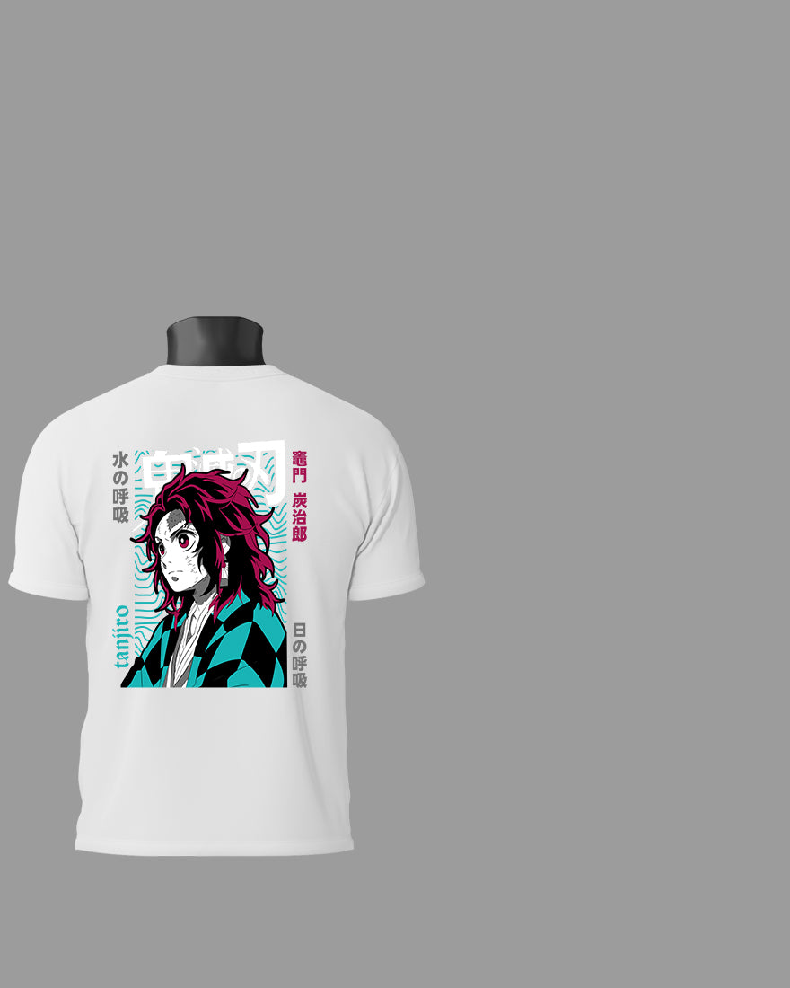 Mens Regular Tshirt Anime Demon Slayer Tanjiro 4