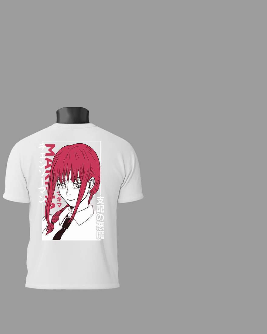 Mens Regular Tshirt Anime Chainsaw Man Makima 1