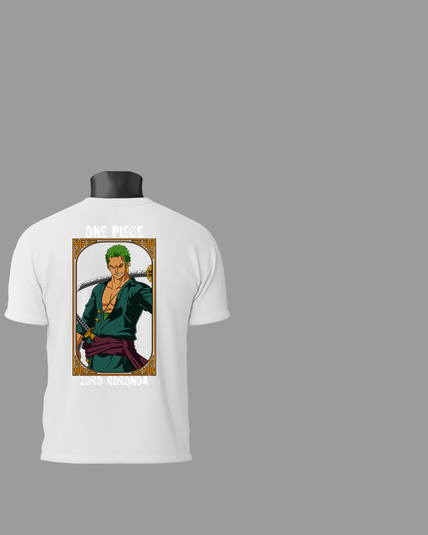 Mens Regular Tshirt Anime One Piece Zoro Color 1