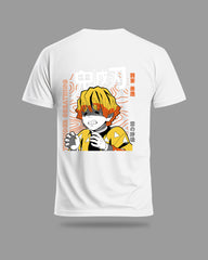 Mens Regular Tshirt Anime Demon Slayer Thunder