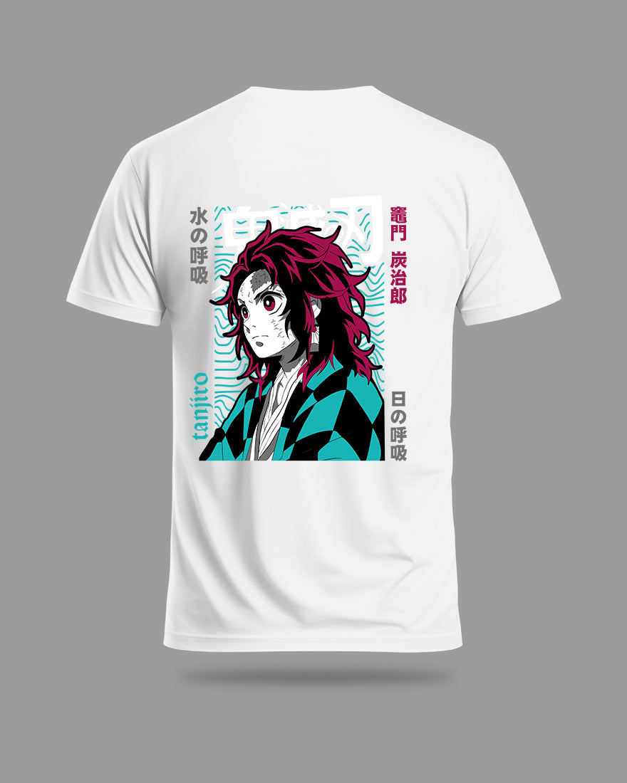 Mens Regular Tshirt Anime Demon Slayer Tanjiro 4