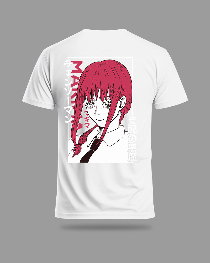 Mens Regular Tshirt Anime Chainsaw Man Makima 1