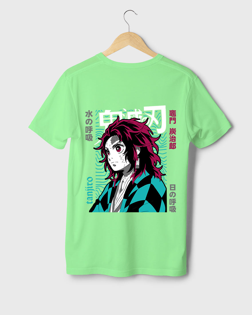 Mens Regular Tshirt Anime Demon Slayer Tanjiro 4