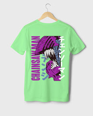 Mens Regular Tshirt Anime Chainsaw Man Denji 1