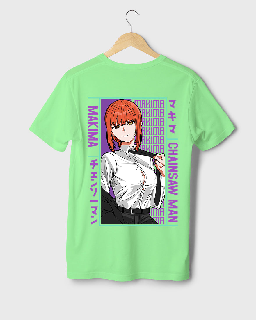 Mens Regular Tshirt Anime Chainsaw Man Makima 2