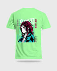 Mens Regular Tshirt Anime Demon Slayer Tanjiro 4