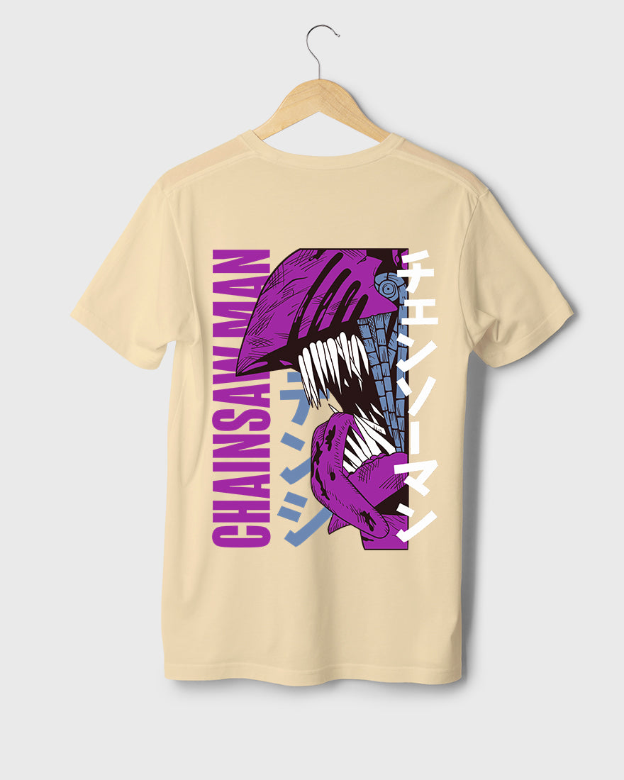 Mens Regular Tshirt Anime Chainsaw Man Denji 1