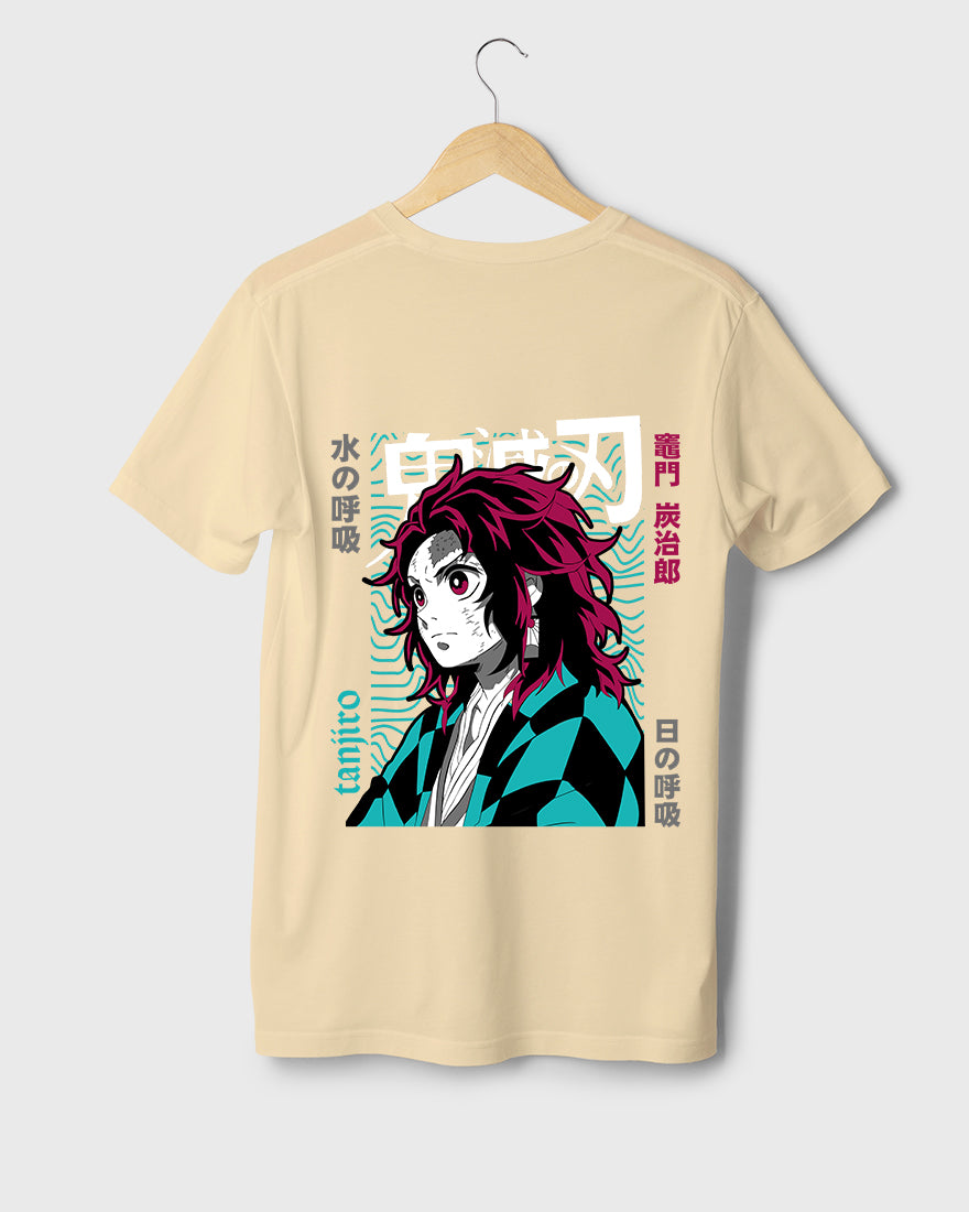 Mens Regular Tshirt Anime Demon Slayer Tanjiro 4