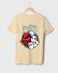 Mens Regular Tshirt Anime Demon Slayer Urokodaki Mask