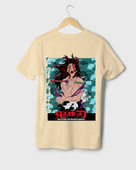 Mens Regular Tshirt Anime Demon Slayer Kokushibo