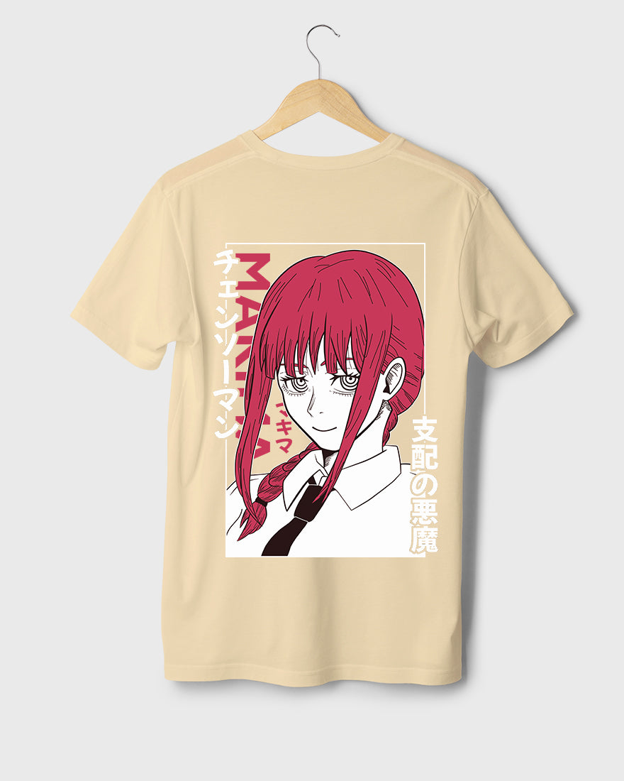 Mens Regular Tshirt Anime Chainsaw Man Makima 1