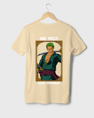 Mens Regular Tshirt Anime One Piece Zoro Color 1