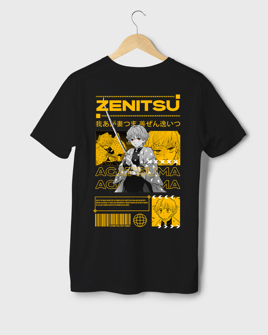 Mens Regular Tshirt Anime Demon Slayer Agatsuma