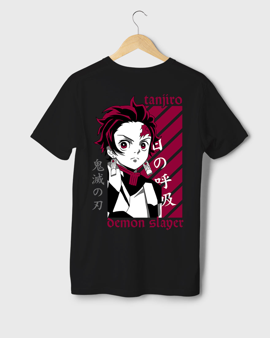 Mens Regular Tshirt Anime Demon Slayer Tanjiro 3