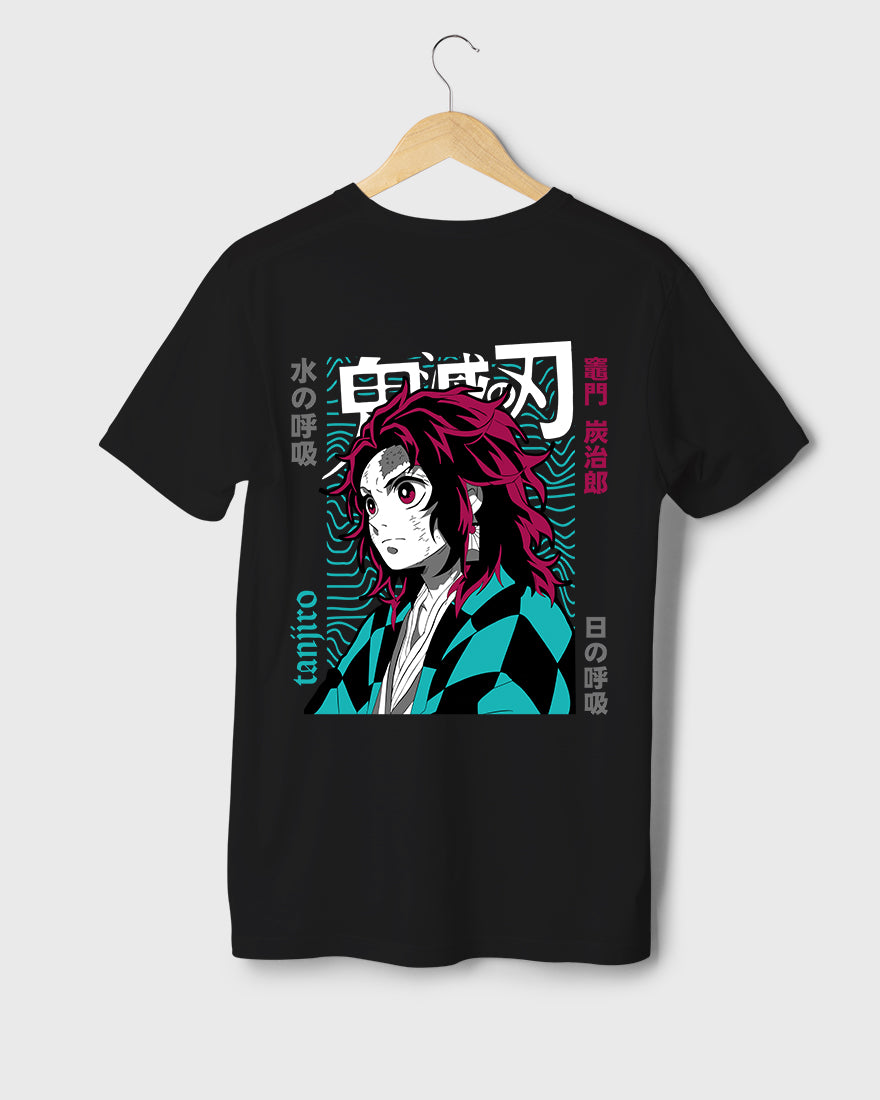 Mens Regular Tshirt Anime Demon Slayer Tanjiro 4