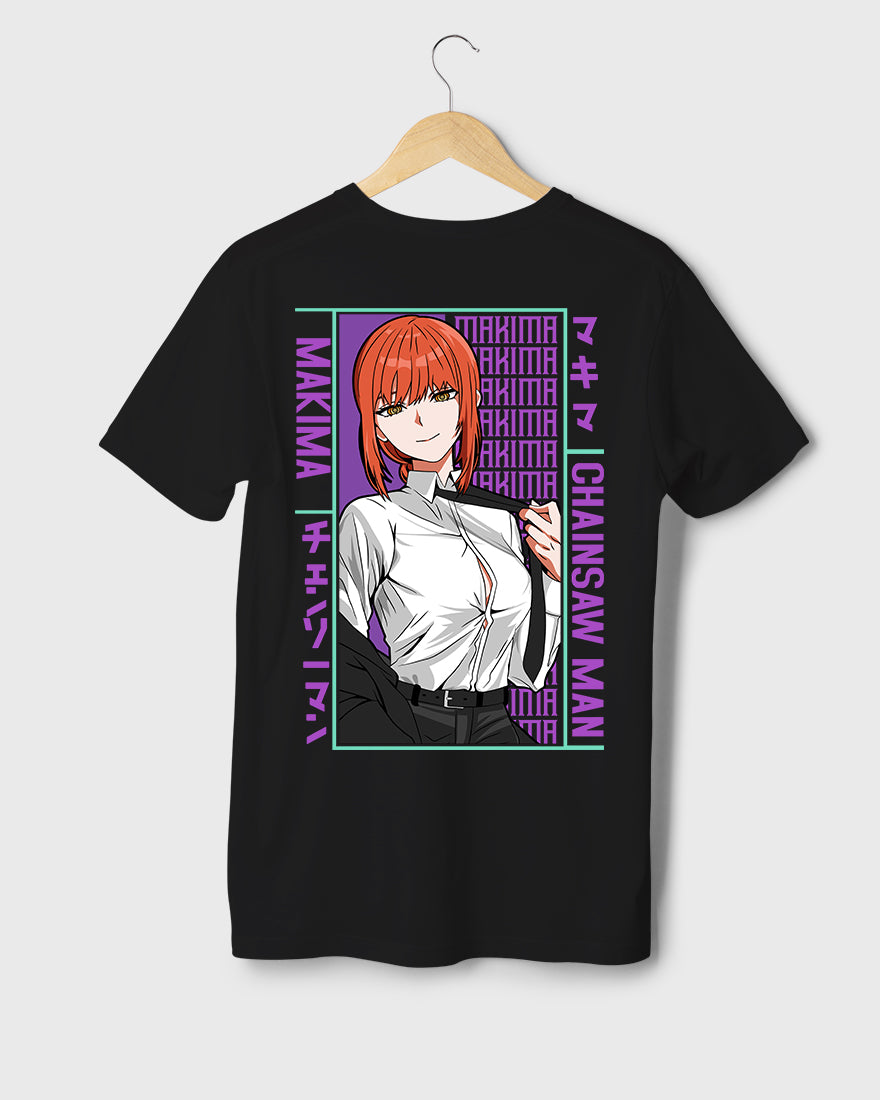 Mens Regular Tshirt Anime Chainsaw Man Makima 2