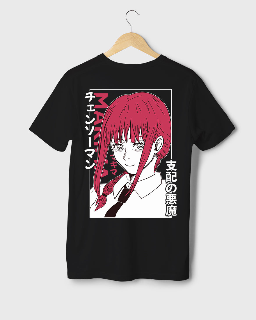 Mens Regular Tshirt Anime Chainsaw Man Makima 1