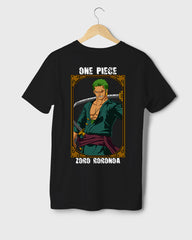 Mens Regular Tshirt Anime One Piece Zoro Color 1