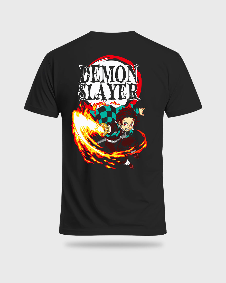 Mens Regular Tshirt Anime Demon Slayer Tanjiro 2