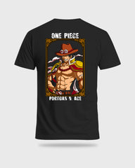 Mens Regular Tshirt Anime One Piece Portgas 1