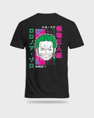 Mens Regular Tshirt Anime One Piece Zoro Color 3