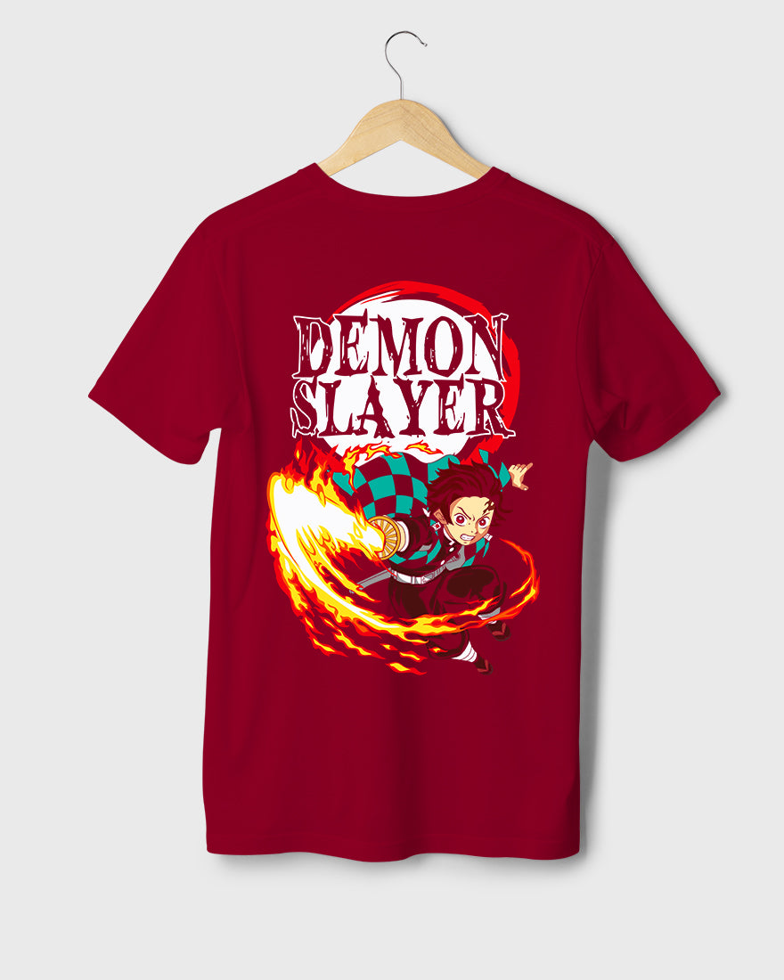 Mens Regular Tshirt Anime Demon Slayer Tanjiro 2