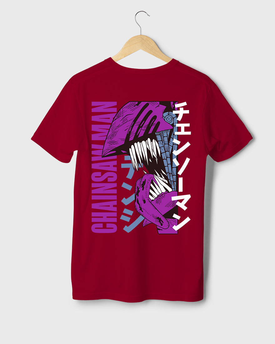 Mens Regular Tshirt Anime Chainsaw Man Denji 1