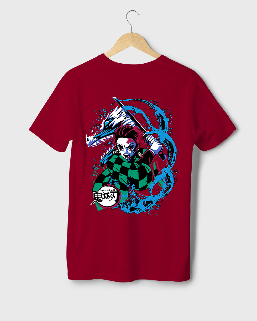 Mens Regular Tshirt Anime Demon Slayer Tanjiro 6