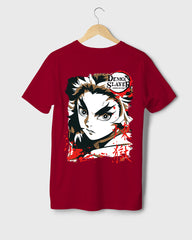 Mens Regular Tshirt Anime Demon Slayer Tanjiro 9